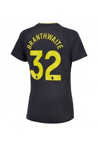 Everton Jarrad Branthwaite #32 Voetbaltruitje Uit tenue Dames 2024-25 Korte Mouw